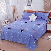 침대 시트 홈 섬유 현대 폴리 에스터 코튼 플랫 싱글 퀸 킹 사이즈 커버 (베개 케이스 주문 필요), Bedsheet 230x250cm, 21