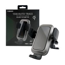 오토반 썬더 오토 트레이스 고속 무선충전 휴대폰 거치대 AW-Z9729, 블랙