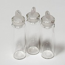 미니유리병 20개입 9종류 코르크마개 PP마개 11x35mm ~ 30x80mm 향수샘플 씨앗보관 장식소품 소원메시지 소원캡슐 비즈보관함 샘플병 고백 비밀편지 메시지