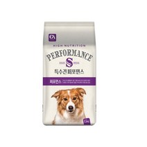 성장기 뼈 두뇌 근육발달용 특수견 강아지 건식사료 (퍼포먼스 15kg)/ 노령견용 추천