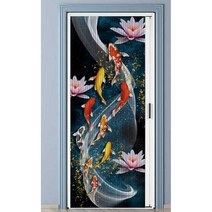 자바라 가림막 접이식 홀딩 도어 문 공간분리 방풍, 공작 무늬