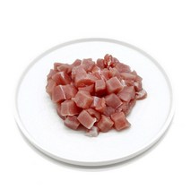 국내산 무항생제한돈 돼지고기 냉동 등심 카레용 500g, 1개