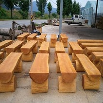 통나무의자 소나무의자 소나무벤치 통나무벤치, 해당 상품 선택하기