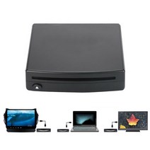 휴대용 벽걸이 cd플레이어 스탠드 슈퍼 슬림 USB 전원 외부 자동차 CD DVD 플레이어 PC 호환 LED TV MP5 멀, 한개옵션0