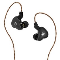 YINYOO CCZ Warrior IEM 이어버드 인이어 모니터 헤드폰 3BA 1DD 하이브리드 드라이버/크리스탈처럼 맑은 사운드 음악가 가수 음악 게임을 위한 전문 유선 이어폰, without mic, Black, Black