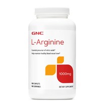 GNC 엘 아르기닌 1000mg 180정 (캐플렛) L Arginine 180cts, 1병, 0.6lb