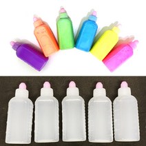 물감 약병 60ml 100ml 물감놀이 엄마표미술 유아 아동 빈병 공병 집콕놀이, 60ml x 5개