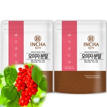 인차 국내산 오미자 분말 가루 오미자열매 파우더 차, 200g, 2개