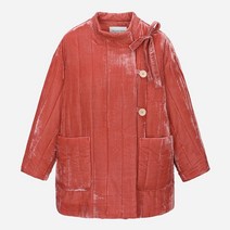 써스데이아일랜드 벨벳 퀼팅 점퍼_T232MJP131W T232MJP131W
