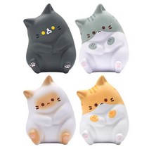고양이 말랑이 세트 스퀴시 랜덤 주물럭 스트레스해소 냥이 인형 대형, 10000말랑고양이스퀴시피규어 랜덤