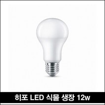 LED 식물 생장 램프 12w 전구색 태양빛 식물 재배 시설 성장 촉진 특수 식물