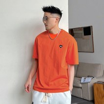 100%순면남성 포트나염반팔상의루즈핏티셔츠트렌드