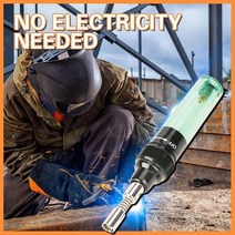 무선히팅건 열풍기 산업용 휴대용 가스 납땜 인두 블로우 토치 건 무선 가열 도구 펜 용접 1300 ℃ 부탄, 한개옵션0