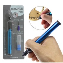 CK3104 전동 드로잉펜 조각기 (다이아몬드팁 2개) +다이아바(30P) + 건전지 포함 구성 각인펜 전동펜 다이아몬드 펜 전동 펜슬 각인 조각기 마킹 드로잉, 다이아몬드펜