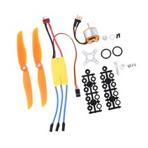 STK rc 2200kv 브러시리스 모터 2212-6 + 30a esc + rc 비행기 부품 용 프로펠러