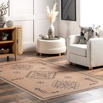 NuLOOM Jodi Southwestern 이지 주트 세탁기 세탁 가능한 부분 러그 1.2 x 1.8m(4 6피트)