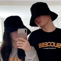 이코마켓 남녀공용 데일리 코튼 오버핏 벙거지 모자 대두 빅사이즈 벙거지모자 오버사이즈 버킷햇