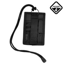 [포스트엑스] [넷피엑스] [해저드4] 뱃져 랜야드 카드 홀더 (블랙), 색상:one color / 사이즈:free