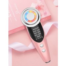 피부 미용 맛사지 관리 레이저 얼굴 마사지 스킨 케어 뷰티 장치 led 페이셜 리프팅 뷰티 소닉 진동 주름 제거 안티 에이징 라디오 주파수, CN, 분홍