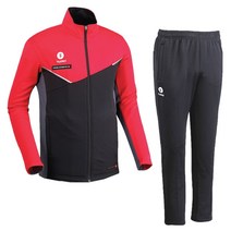 험멜 기모 트레이닝 상 하세트-기모 수트세트(K2287-레드)