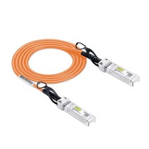 10Gtek SFP+ DAC 듀얼 코어 케이블은 Cisco SFP-H10GB-CU2M과 호환 Ubiquiti UniFi Fortinet 등, Orange