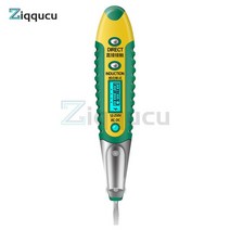 AC DC 12-250V LCD 디지털 전압계 다기능 전압 테스트 연필 전기 테스터 감지기 스크루 드라이버 AC 볼트 미터, 03 green, 03 green