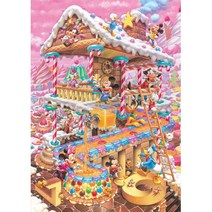 Tenyo 300 개 지그 소 퍼즐 디즈니 재미있는 재미 집 (30.5x43cm), 1개, 상품명참조