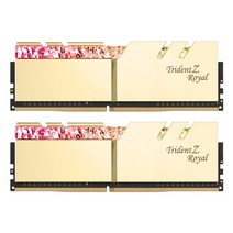 지스킬 DDR4 8G CL16 TRIDENT Z ROYAL 데스크탑용 PC4-25600 골드 2p