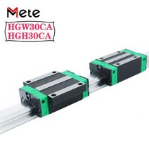 HGR30 스퀘어 선형 가이드 레일 HGH30CA HGH30HAHGW30CC HGW30HA CNC 라우터 조각용 Flang 슬라이드 블록 캐리지, 200mm+HGH30HA