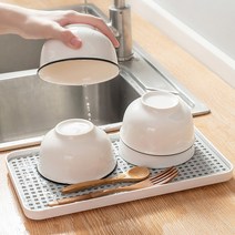 위브아마존 컵 물빠짐 트레이 쟁반 배수 트레이 주방, 물빠짐 트레이 대
