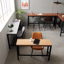 좁고긴테이블 주문제작 베란다 창가 카페 음식점 폭좁은 맞춤 사이드 바 테이블, 1.폭300 x 2200mm, 950mm높이