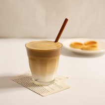 홈카페 투명 내열강화유리컵, 220ml, 1개