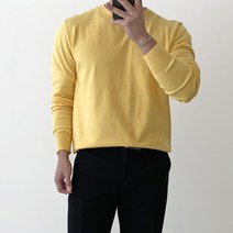 간빠레 21컬러 봄 가을 겨울 부드러운 라운드 니트