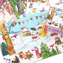 스노우맨 밴드 36피스 미니퍼즐, 단품, 단품