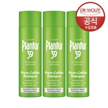 [쇼핑엔티] 플란투어39 파이토-카페인 샴푸 (가늘고 연약한 모발용) 250ml x3
