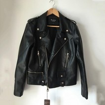 kirahosi 봄 가을 남자 가죽 페이크 바이크 재킷 라이더 자켓 pu 55 Cq5xlw
