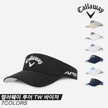 [캘러웨이코리아정품]2023 캘러웨이 투어 TW 바이저(TOUR TW VISOR) 골프모자[7COLORS][남성용], 블랙, 옵션:네이비