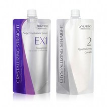 시세이도 크리스탈라이징 스트레이트 강한곱슬 400ml, 강한곱슬 ２제 에멀전