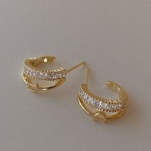 바이레이디즈 / 디얼 유 링 귀걸이/은침