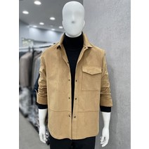 트루젠 남성 비건 스웨이드 세무 라이크 세미오버핏 셔츠형 캐주얼 자켓 2컬러 660_100SK