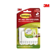 3M 쓰리엠 코맨드 찍찍이 액자걸이 다용도 벨크로 테이프 암수테이프, 17203 혼합형 12세트, 1개