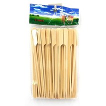 일회용 대나무 포크 대형 18cm 50P 2개 행사용 나무꽂이 명절 간식 위생적, 상세페이지참조
