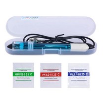 PH 전극 센서 BNC 커넥터 프로브 풀 물 공장 산업 실험 복합 펜 유형, 02 blue andthree powder