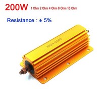 200W 와트 전력 금속 저항 1R 2R 4R 8R 1ohm/2ohm/ 4ohm / 8ohm 튜브 앰프 증폭기 테스트 더미로드, 04 4ohm