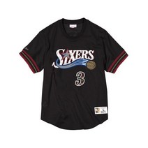 미첼 앤 네스 NBA NN 메쉬 크루넥 필라델피아 세븐티식서스 2001 앨런 아이버슨