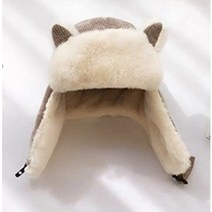 방한 귀도리 털모자 군밤모자