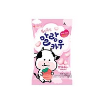 롯데 [캔디]말랑카우 딸기 79g 간식 다이어트 심심풀이 어른들, 4개