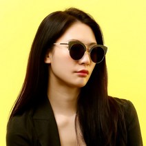 페니레인 여성추천 ANGELICA C5 블랙렌즈 하금테 선글라스