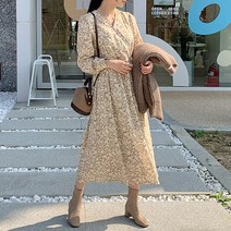 닐로 랩 롱 원피스 61788 빅사이즈 여성의류