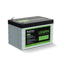 RoyPow 12V 12Ah 인산철 리튬 이온 LiFePO4 전동 릴용 3500 사이클 BMS 배터리 시스템 내장 어린이용 스쿠터 RV 어군 탐지기 솔라 시스템 UPS 등에 대응